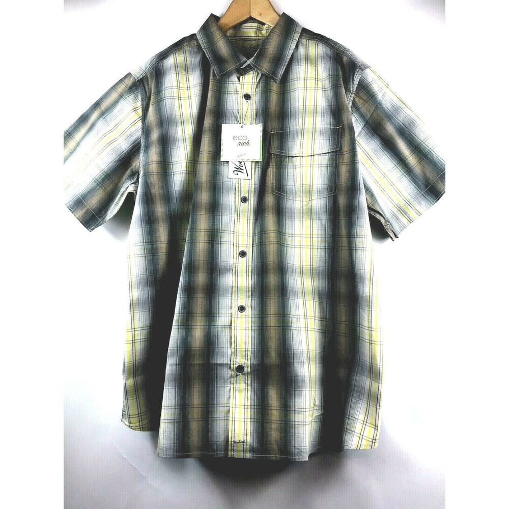 Woolrich Adventure Series Mens Large Desert View Shirt Eco Rich Organic $65